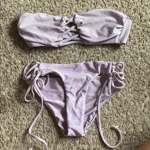 Amuse purple bikni set
